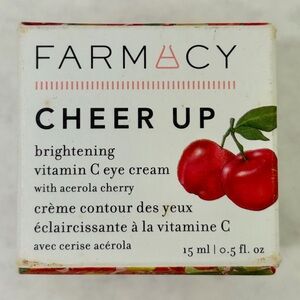 Farmacy Cheer Up Brightening Vitamin C Eye Cream 0.5oz NIB